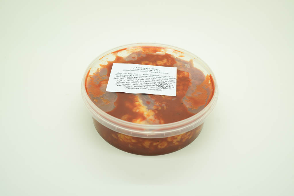 Butes fileja sarkanajā marinādē 470g
